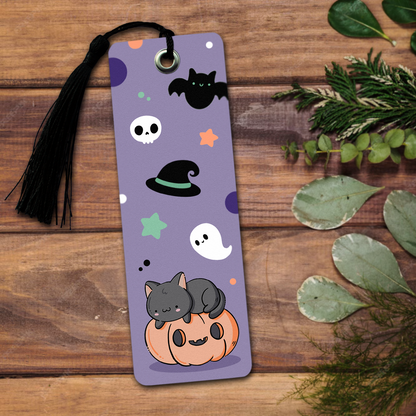 "Pumpkin Cat" Bookmark