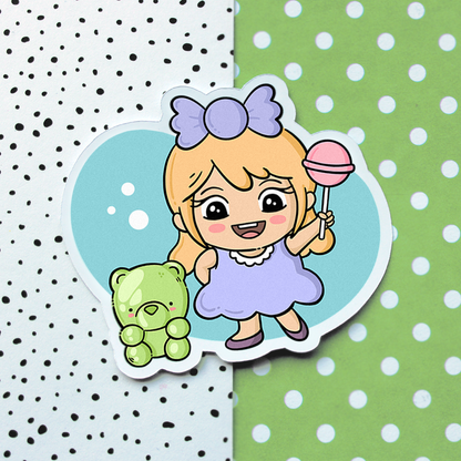 "Candy Girl" Paper Stickers