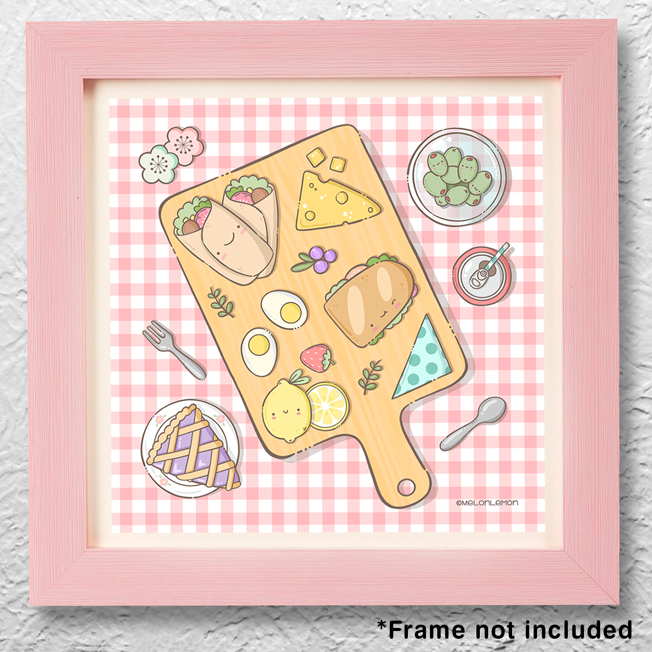 "Spring Picnic" Mini Art Print