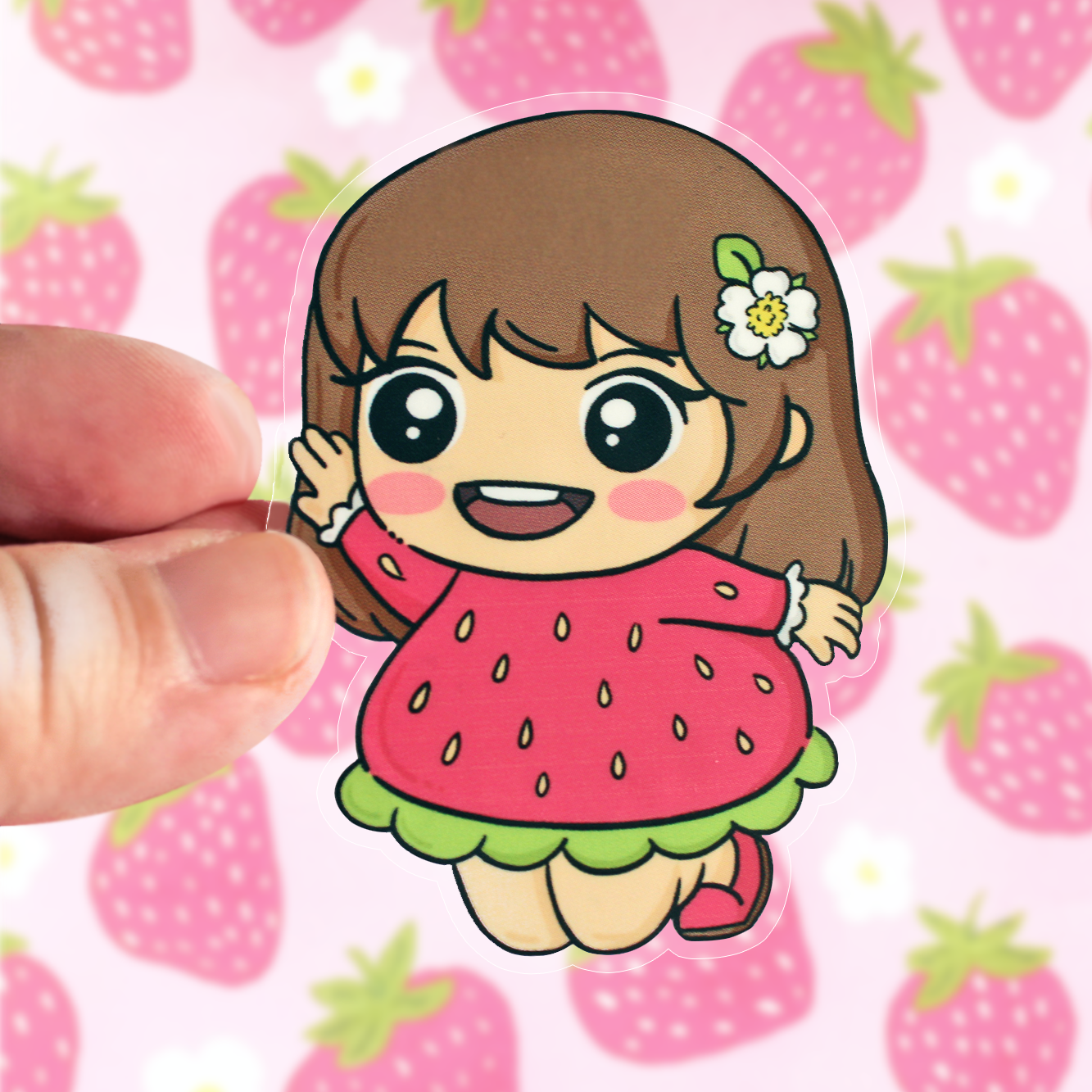 "Strawbrina" Vinylsticker